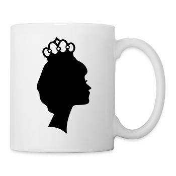 princess crown - Tasse - Weiß - Rechts