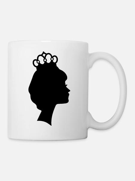 princess crown - Tasse - Weiß