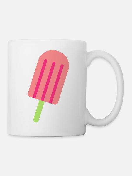eis design - Tasse - Weiß