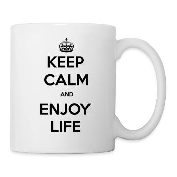 Keep calm - Tasse - Weiß - Rechts