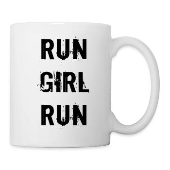 Run girl run - Mug - white - Right