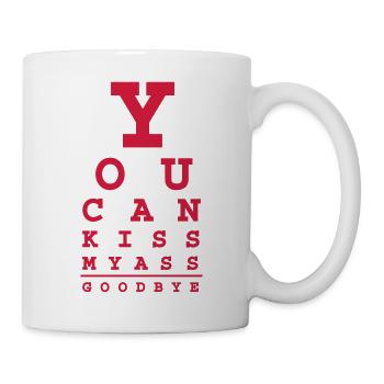 good bye - Mug blanc - blanc - Droite