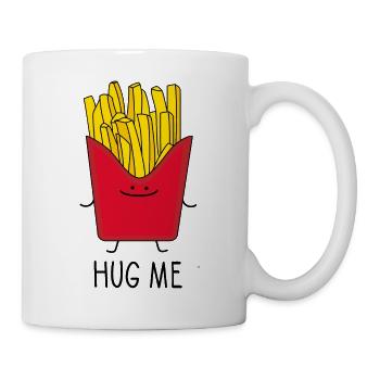 French fries hug me - Mug - white - Right