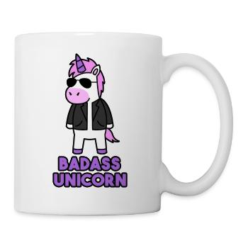 BADASS UNICORN - Mug blanc - blanc - Droite