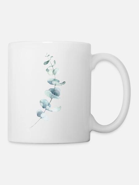 eucalyptus - Mug - white