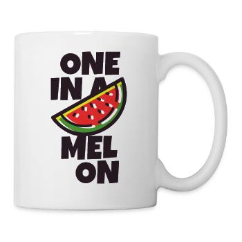 Einer in einer Melone - Tasse - Weiß - Rechts
