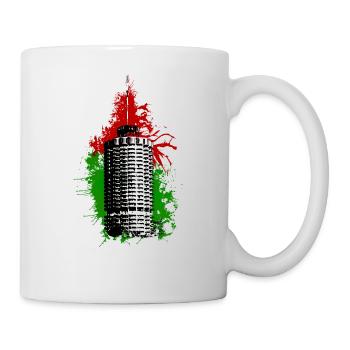 Hotelturm Augsbourg - Rouge Vert - Mug blanc - blanc - Droite