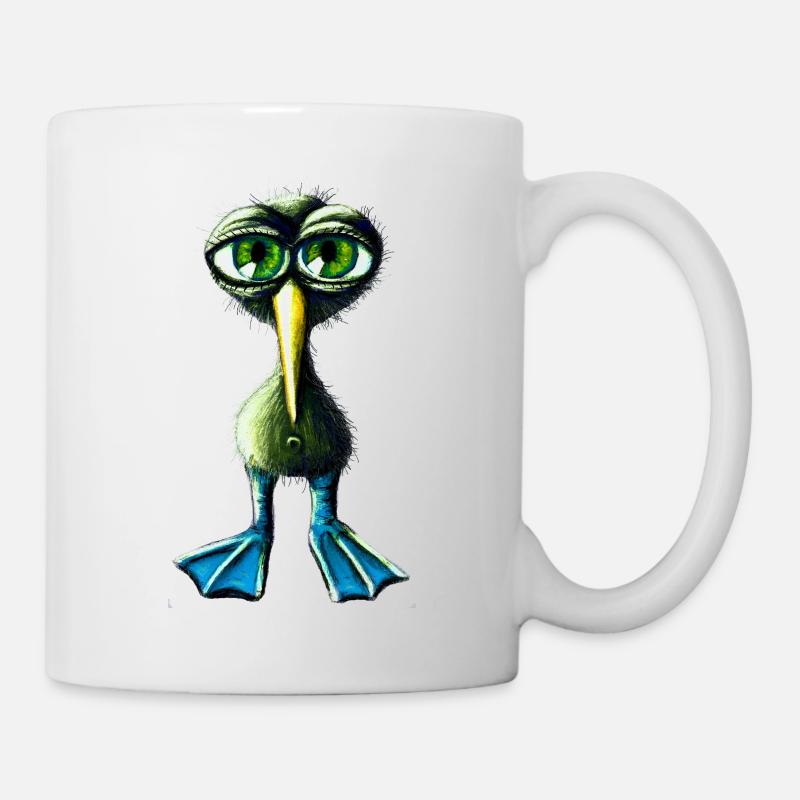Blue-footed toelpel - Mug - white