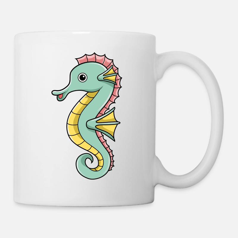 hippocampe - Mug blanc - blanc