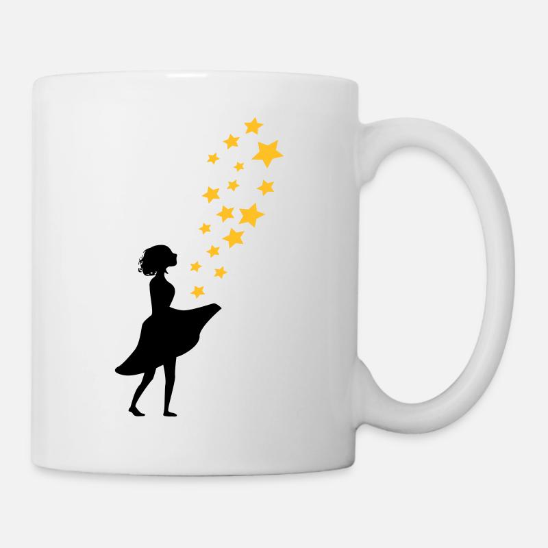 stars girly magic - Mug - white