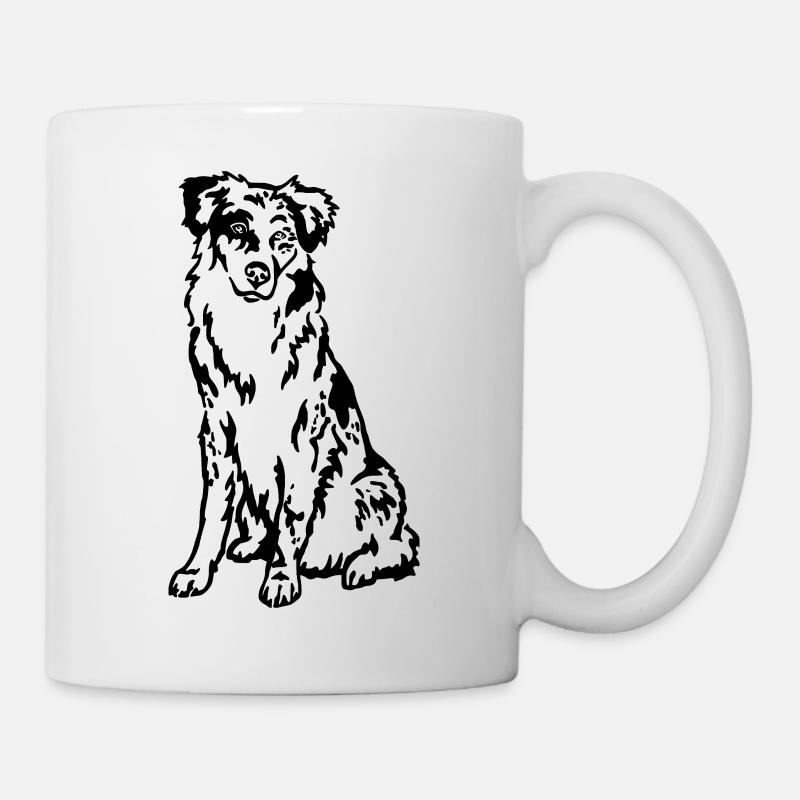 Australian Shepherd - Tasse - Weiß