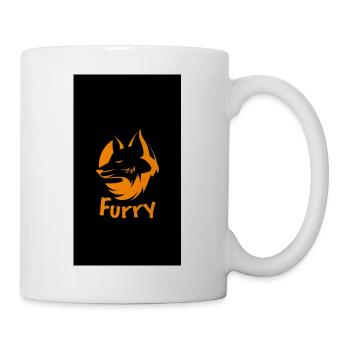 Furry Subtle Fox orange - Mug - white - Right
