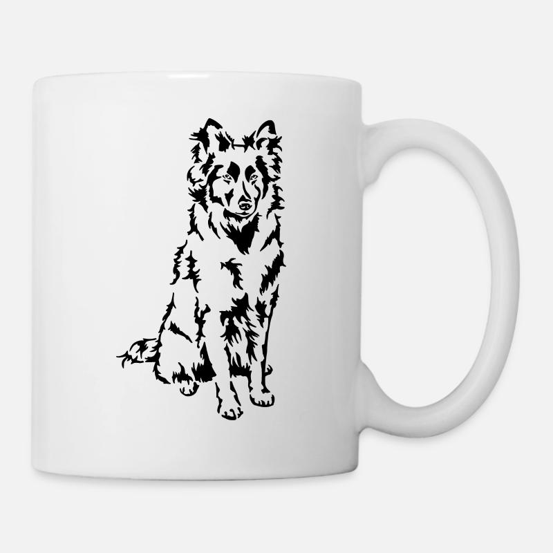 Mudi - Tasse - Weiß