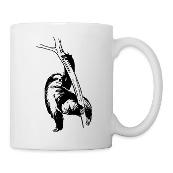 Sloth sloth illustration drawing - Mug - white - Right
