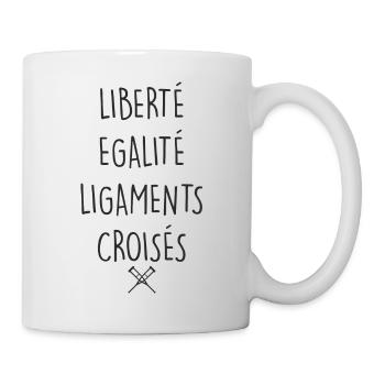 ligaments croisé - Mug blanc - blanc - Droite