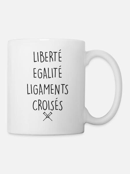 ligaments croisé - Mug blanc - blanc