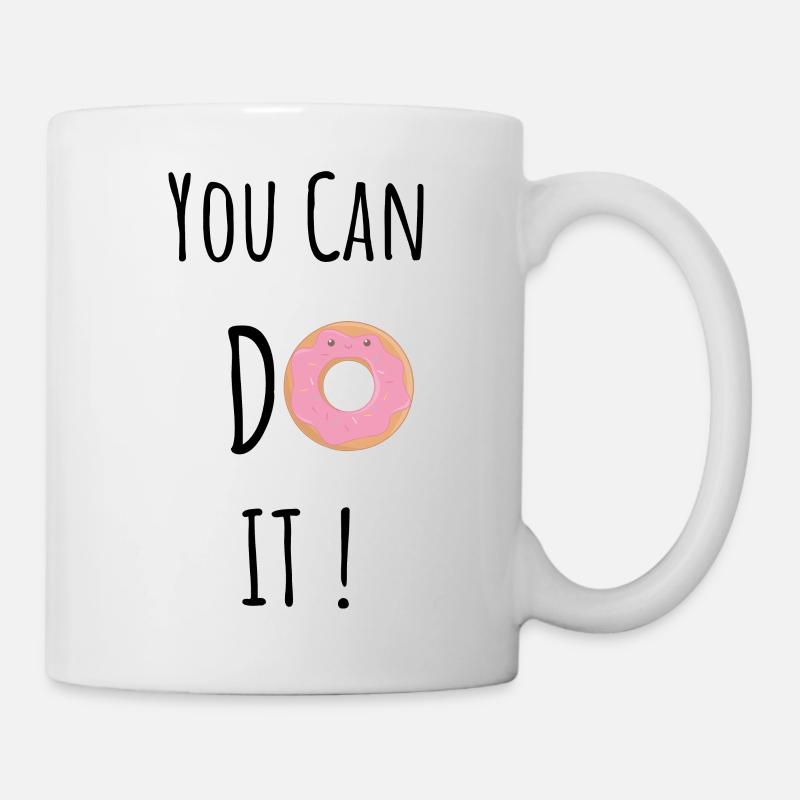 You can do it, do it, donut - Tasse - Weiß
