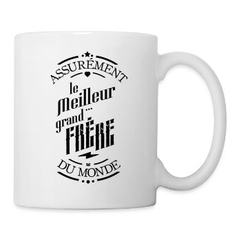 Assurément le meilleur grand frère du monde - Mug blanc - blanc - Droite