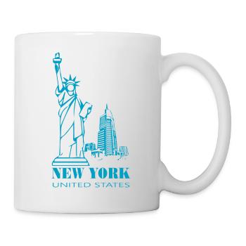 New York - Tasse - Weiß - Rechts