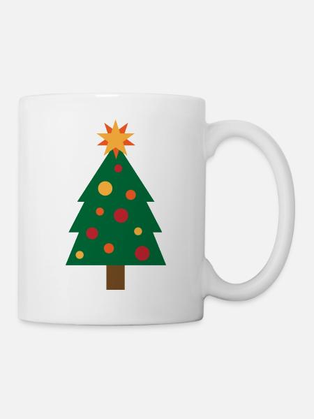 Weihnachtsbaum / Tannenbaum / Christmas Tree - Tasse - Weiß