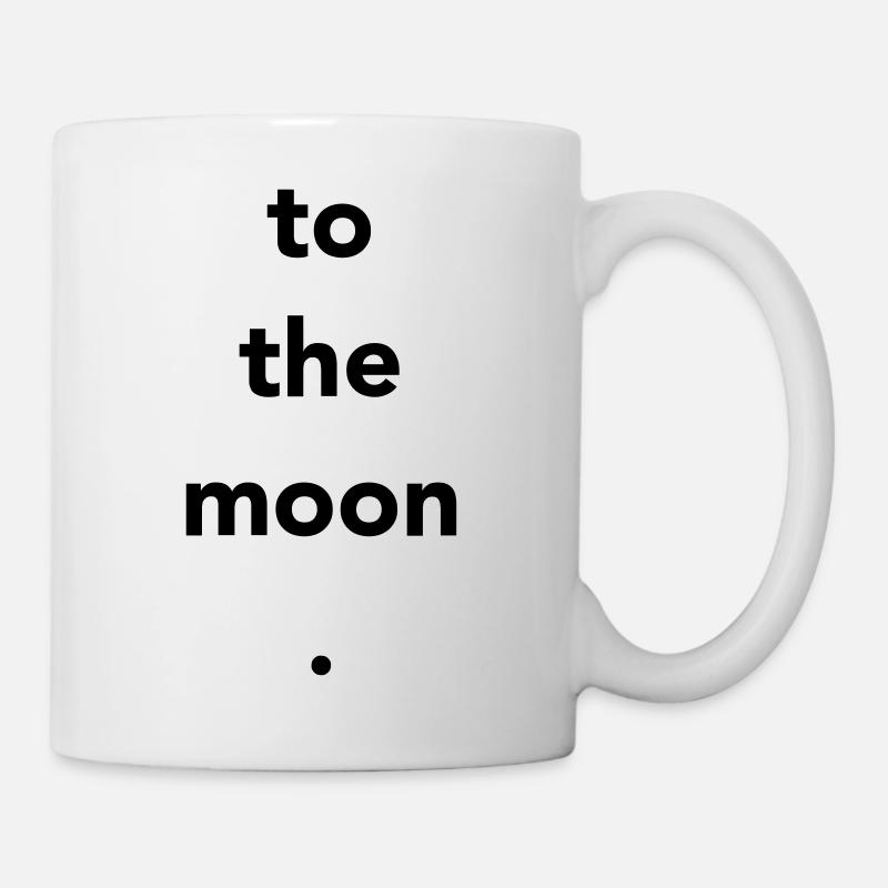 to the moon - Mug - white