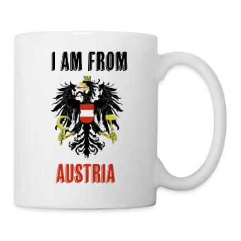 I am from Austria - Tasse - Weiß - Rechts