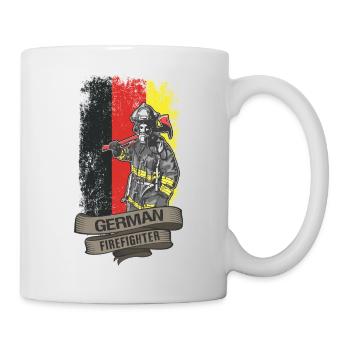 German Firefighter - Tasse - Weiß - Rechts