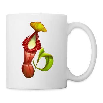 Carnivorous plants Can plant Nepenthes - Mug - white - Right