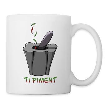 Ti piment la Réunion - Mug blanc - blanc - Droite