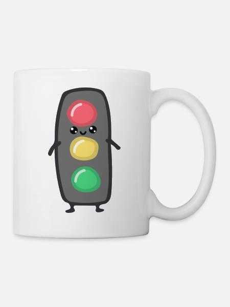 Traffic lights - Mug - white