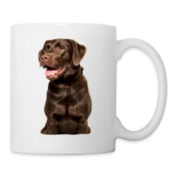 Loyal Labrador, Dog Motif Dog - Mug - white - Right