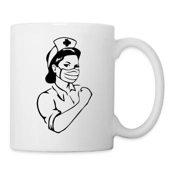 Nurse Docteur Infirmière - Mug blanc - blanc - Droite