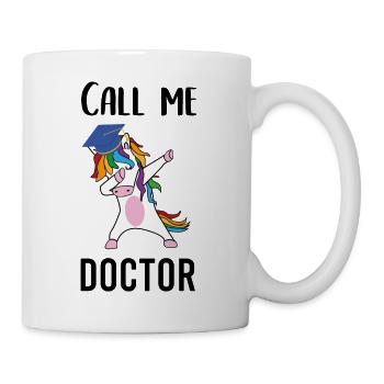 Doktor Call me Doctor - Tasse - Weiß - Rechts