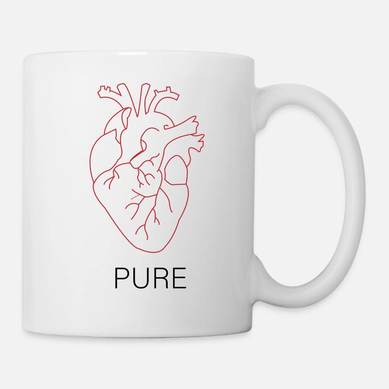PURE HEART - Mug blanc - blanc