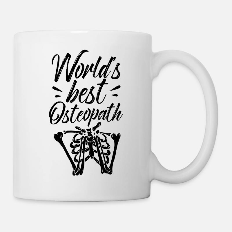 Ostéopathe ostéopathe ostéopathe profession ostéopathie - Mug blanc - blanc