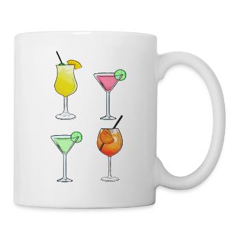 Cocktails - Mug blanc - blanc - Droite