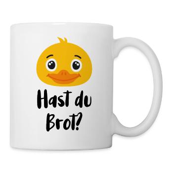 Hast du Brot? - Tasse - Weiß - Rechts