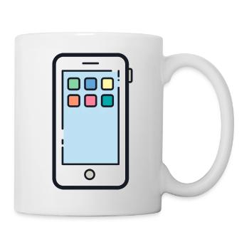 Zellulare Zellen - Tasse - Weiß - Rechts