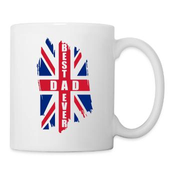 Bester Vater den es gib - Tasse - Weiß - Rechts