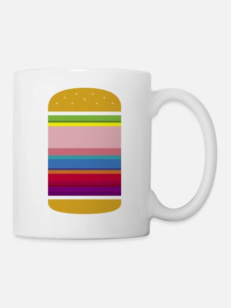 ART BURGER - Tasse - Weiß