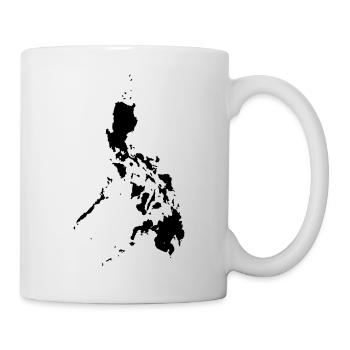Philippines carte - Plott - Mug blanc - blanc - Droite