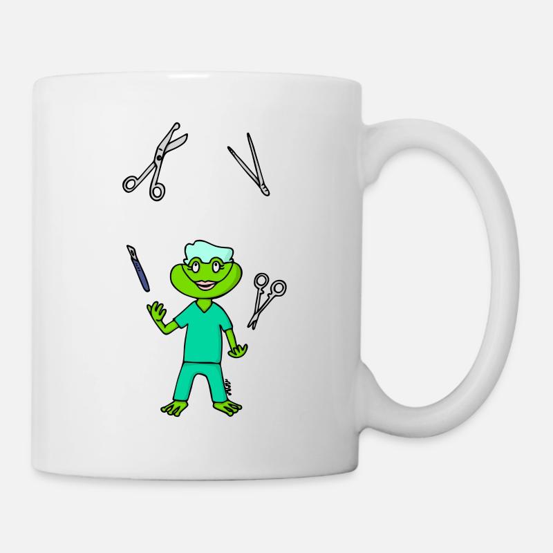 OP Nurse Frog - Tasse - Weiß