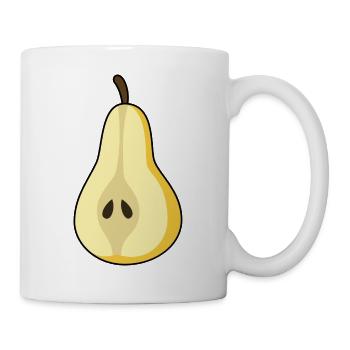 Poire - Mug blanc - blanc - Droite
