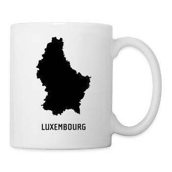 Luxembourg - Map Map - Mug - white - Right