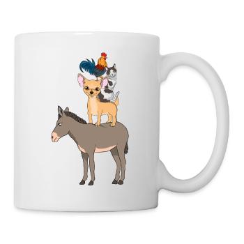 Bremen Town Musicians by the Manzanita ́s - Mug - white - Right