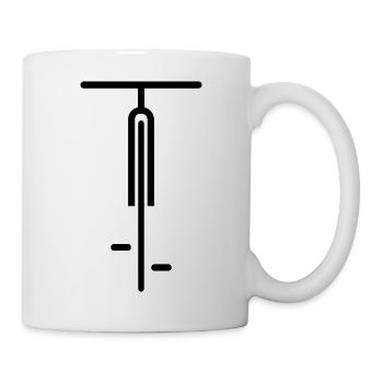 Minimalist bike - Mug - white - Right