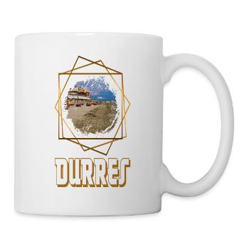 Durres Albanie Ville Accueil Amour Plage Vacances - Mug blanc - blanc - Droite