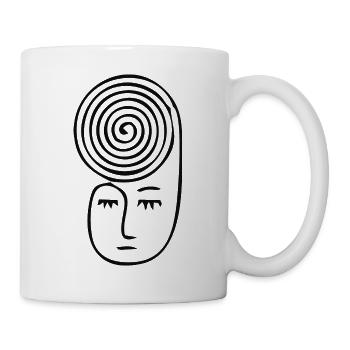 Thoughts in my head - Mug - white - Right