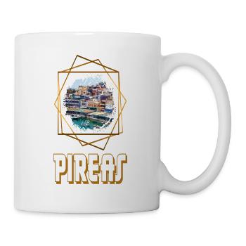 Piraeus Greece City Skyline Home Love - Mug - white - Right