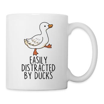 Easily Distracted by Ducks - Mug - white - Right